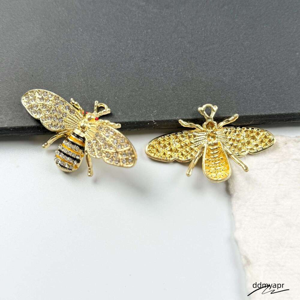Fashion Alloy Inlaid Dia Bee Keychain Bag Accessories Car Key Ddmydec DIY Jewelry Pendant