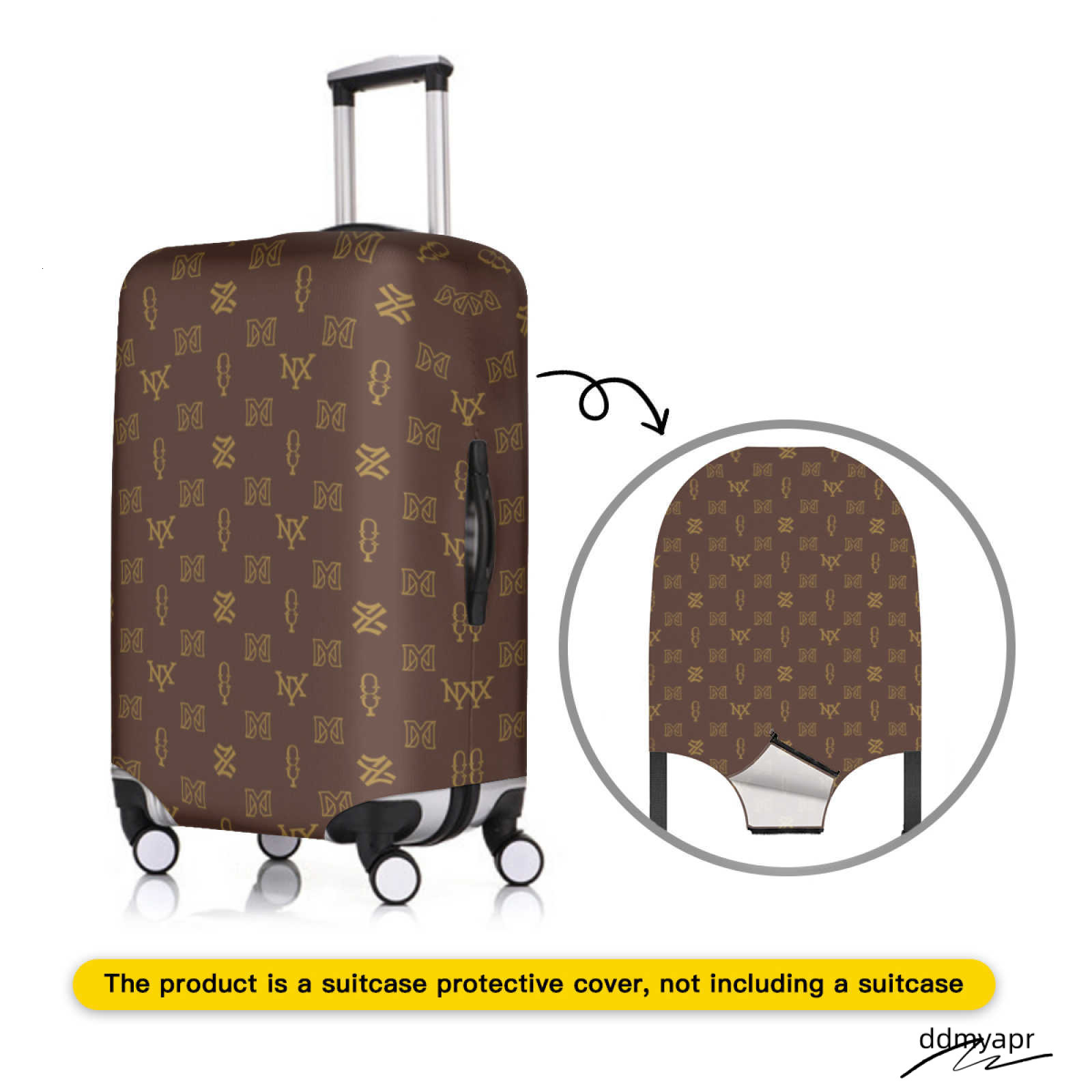 Travel Ddmydec Lage Designer Dust Cover Women Men Protector Thickened Suitcase Covers Suitable 19-32 Inch 250124