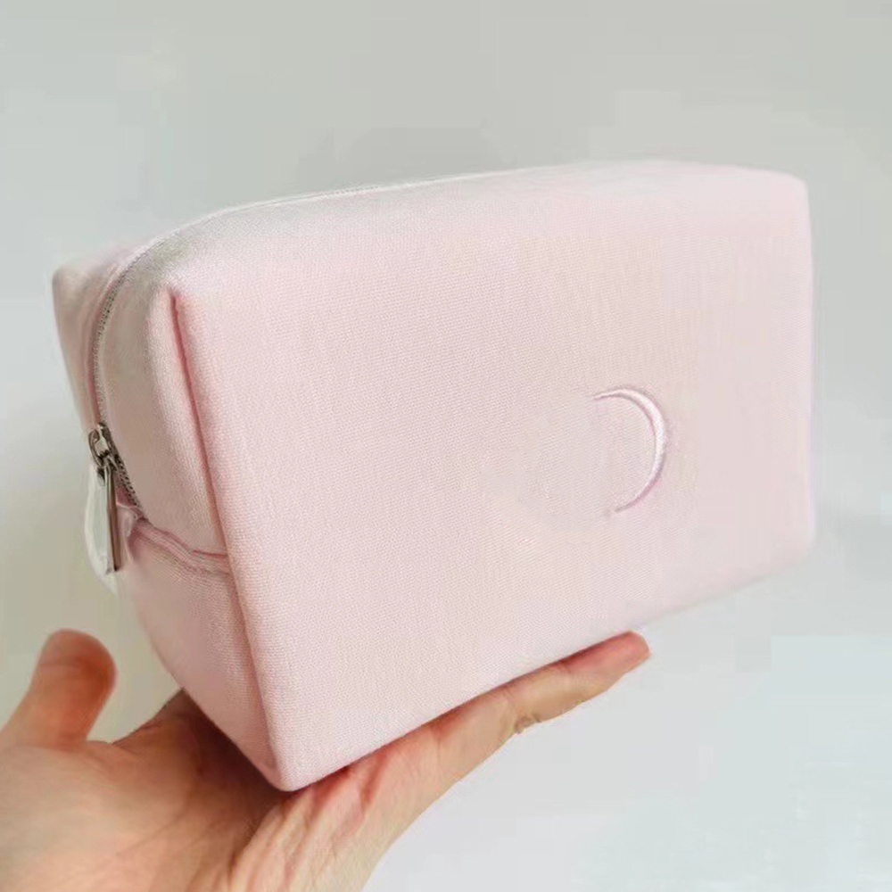 NEW Designer Embroidery Women Lady DIY Cotton Shoulder Box Bag Classic Cosmetic Beaute Pouch Makeup Organizer Box Storage Case VIP Gift