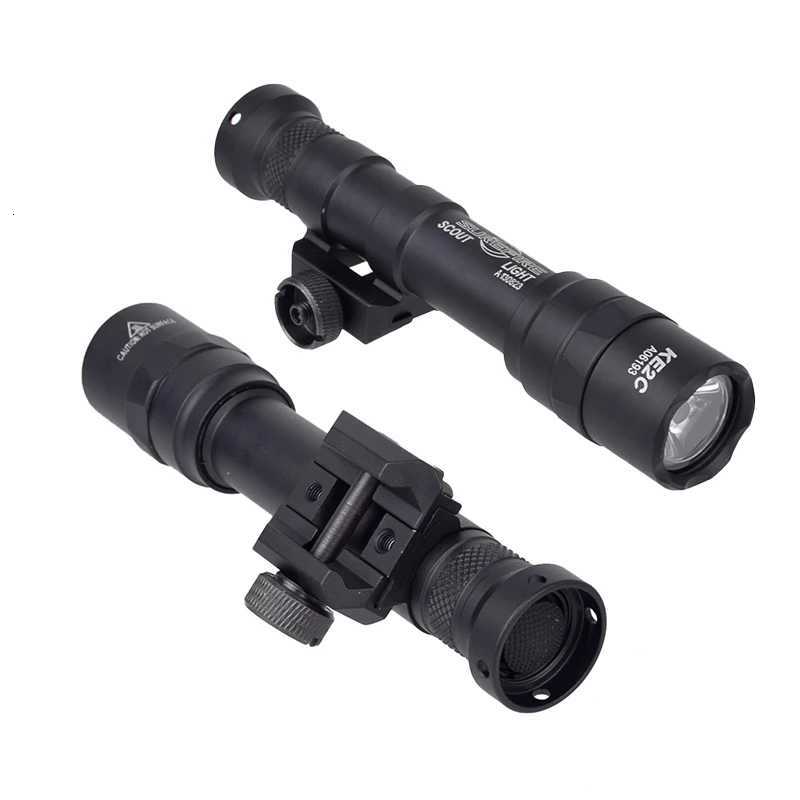 US Warehouse Airsoft X300M300M600 Series Pistol Gun Flashlight 20mm Rail Hunting For Ar 15 Accessories Tactical GearXJ250905