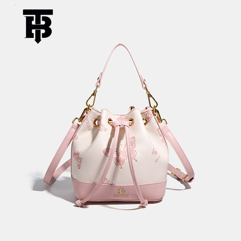 TB BHULAMTE Designer Bag Luxury Bag UR Women's Bag 2025 New Autumn Winter Fashion Bucket Bag Niche Sweet High-end Versatile Handbag Shoulder Cros