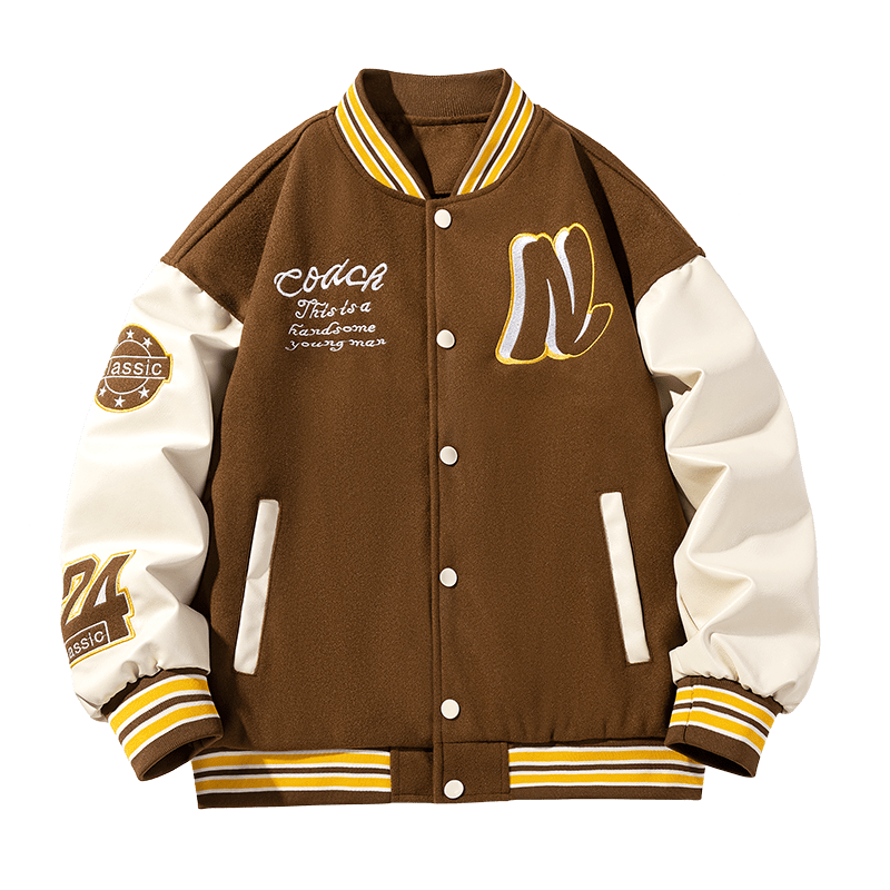 Baseball jacket men's spring, autumn, summer trendy brand loose and versatile clothes