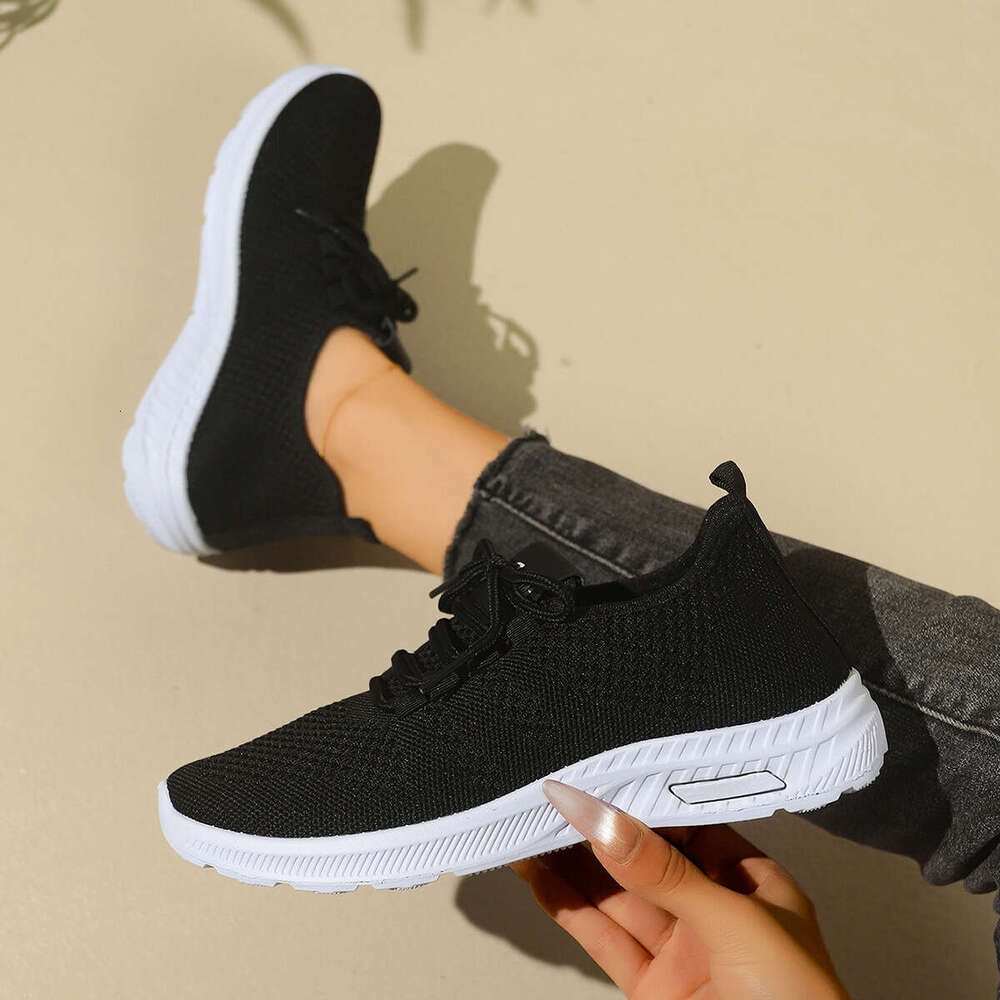 36-41 Large Size Summer New Fashion Casual Sneakers Single Designer Shoe Flyknit Women's Shoes