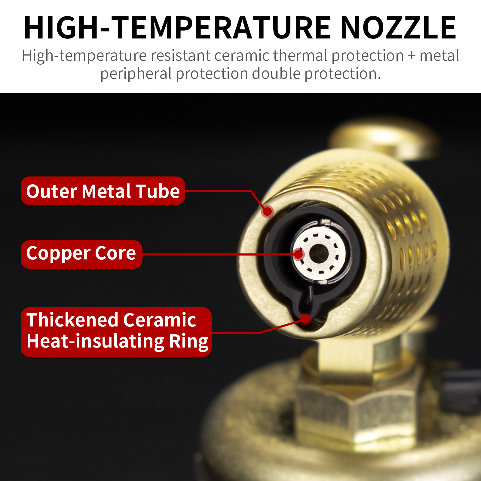 CIGARLOONG Torch Lighter,2-in-1 Windproof Butane Refillable Lighter Built-in Cigar Punch with Gift Box Without Gas W260202