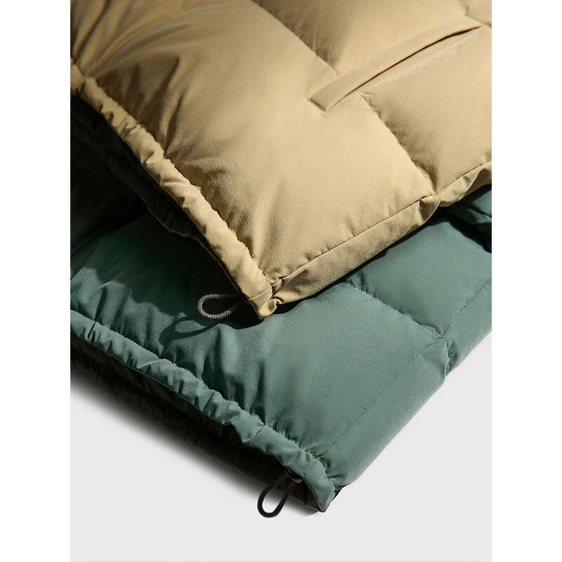 Reversible 95% White Goose Down Puffer Soft Loose Bread Jacket High-End Women's New Short Coat B5