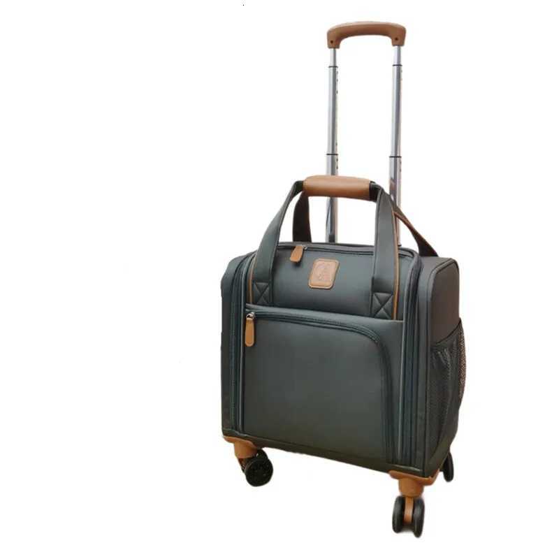Carry On Underseat Budget Airline Rolling Luggage Suitcase 16inch Lightweight Pilot Suitcase For Men Women Trolley Bags Z250905