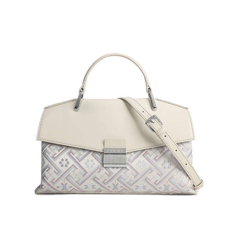 DHEssentials 2025 Luxury Briefcase Women's Large Capacity Handbag Minimalist Crossbody Shoulder Bag Chic Versatile Tote Beige