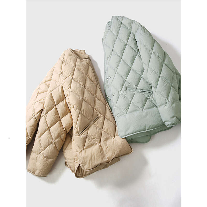Light Luxury Down Jacket Macaron Color Winter New Fashion Women's Lightweight Short Coat B5