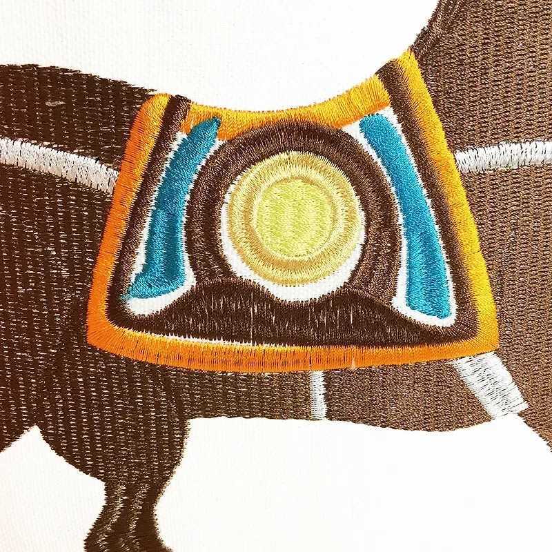 Luxury Luxury Light Horse Embroidery Cover Modern Minimsm Cushion Covers Sofa Living Room Home Decor Square Cases Y250906