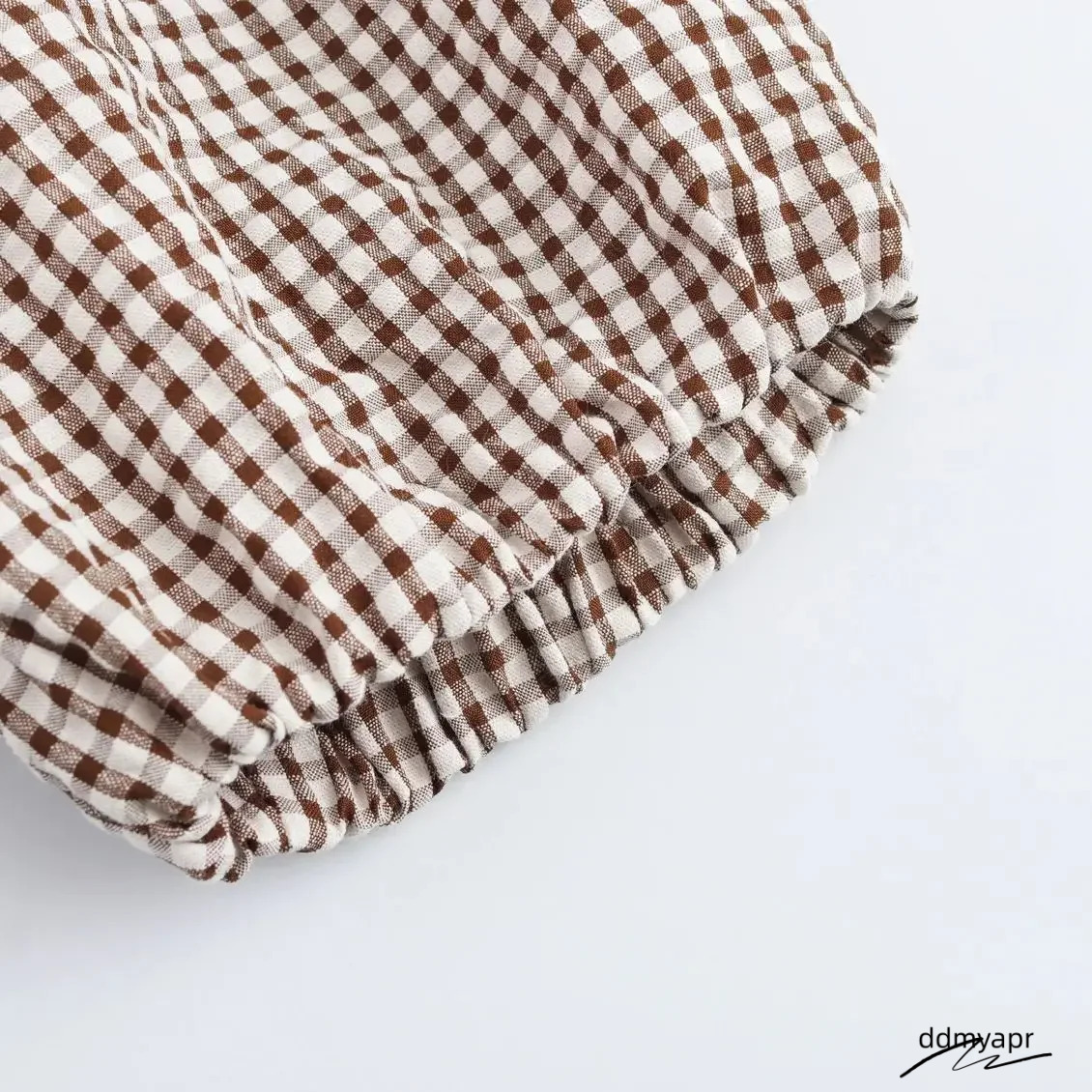 Womens Red Plaid Blouse - Fashionable Turn Down Neck Top For Ladies, Comfortable And Stylish ddmyday ddmyday ddmyday ddmyday