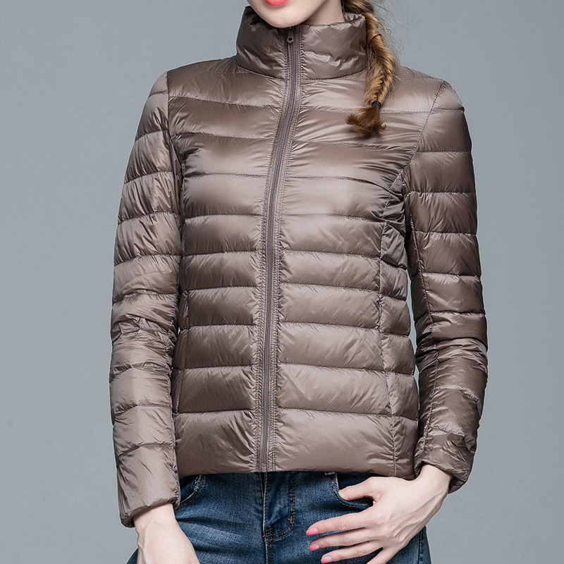 Women Winter Coat 2024 New Ultra Light White Duck Down Jacket Slim Women Autumn Puffer Jacket Portable Windproof Down Coat Parka