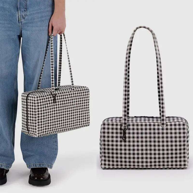 Solid Color Simple Square Niche Brand Design Canvas Large Capacity, Versatile Shoulder Bag Best-selling Lightweight Toteluxury bag tote bag