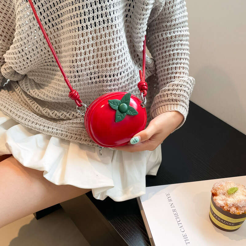 Unique Fruit Small 2025 New Soft Girl Fashion Niche Single Shoulder Crossbody Mini Apple Bag PU