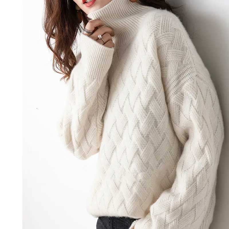 2024 New Women Loose Sweater Winter Casual Chic Cashmere Oversize Thick Sweater Pullovers Pullover Female Long Sleeve S3XL Z250905