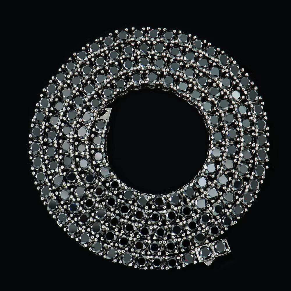 Hot Sale Sterling Sier Bracelet Tennis Necklace 3 4 5 6mm D VVS Moissanite Chain