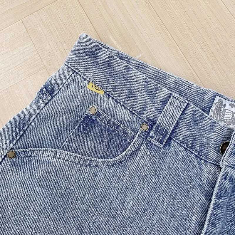 2025 Dime Jeans for Men Dime Skate Baggy Jeans Embroidery Denim Simple Dime Pants Women Jeans Mujer Hot traf Men jean W250905