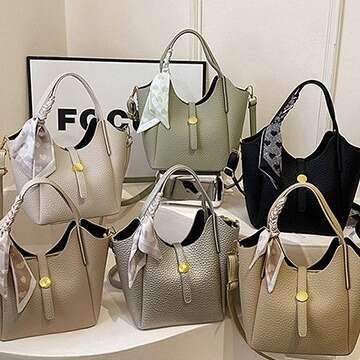High-end Stylish Small 2024 New Women's Handbag Trendy Single Shoulder Crossbody Bucket Bag