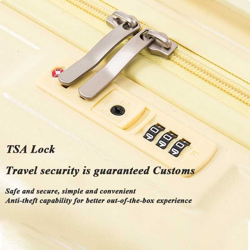 New HighValue 20Inch Boarding Box Smooth Trolley Lightweight and Effortless USB Charging Port Design Silent Universal Wheel Z250905