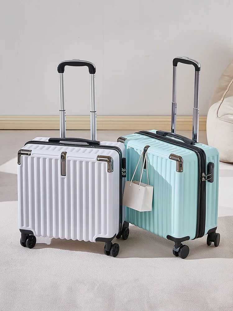 Small 8Inch CarryOn Suitcase Lightweight Travel Bag for Men And Women Airport Password Box No CheIn Required Box Z250905