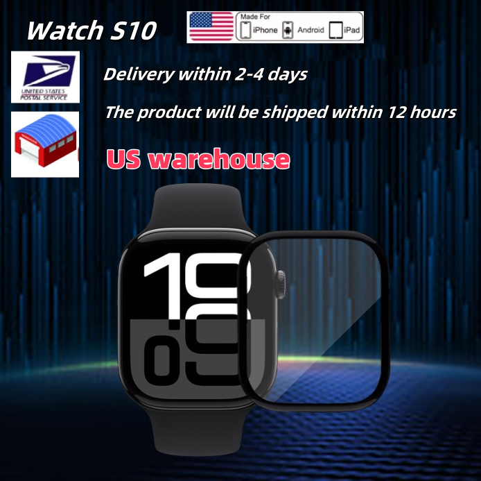 The latest unisex IWO Series 10 sports smartwatch in 2025-45mm fitness tracker with Bluetooth and wireless charging functions
