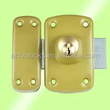 French-style latch operation rim and bolt lock for wooden door locks