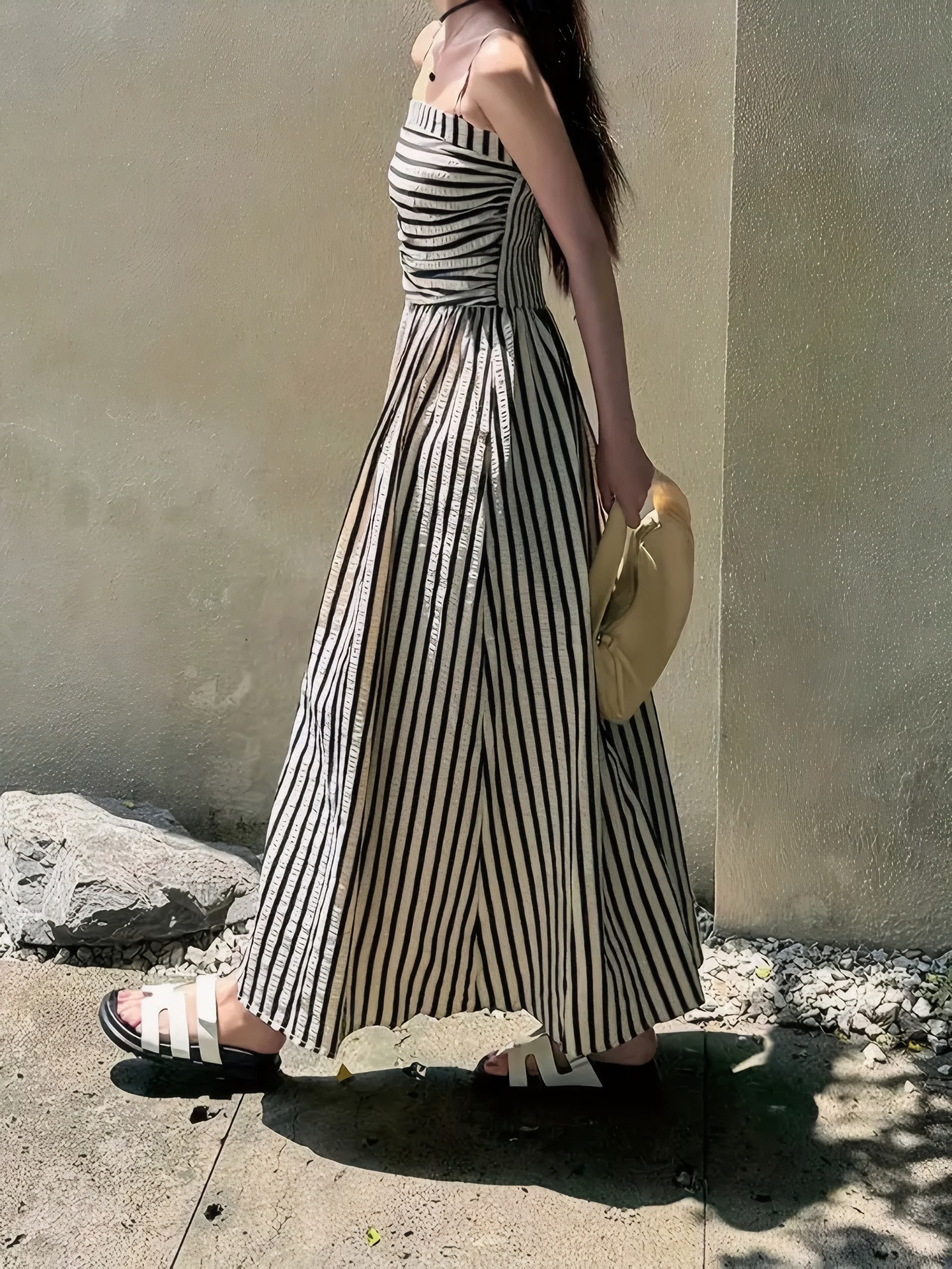 LV157 French lazy holiday style high-end dress