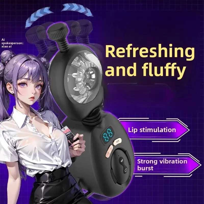 Automatic Swing Male Masturbator Wearable Thrusting Vibrating Masturbator for Men Male Stroker Pocket Pussy Adult Sex ToysXJ250905