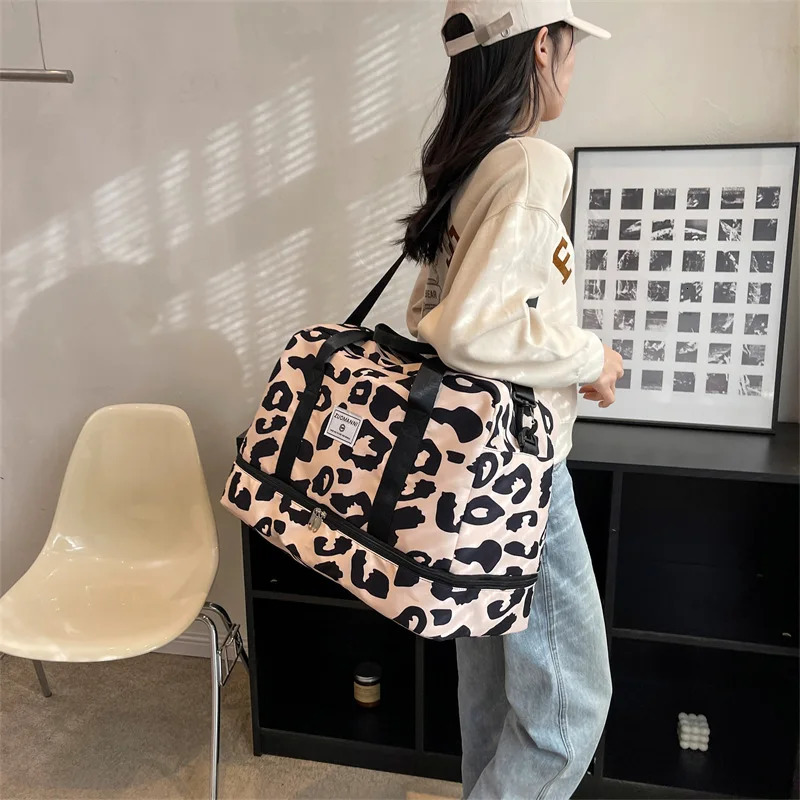 Large Capacity Travel Tote Bag Waterproof Oxford Maternity Carry on Luggage Bag Fashion Storage Bag Sports Training Gym Bag 250903