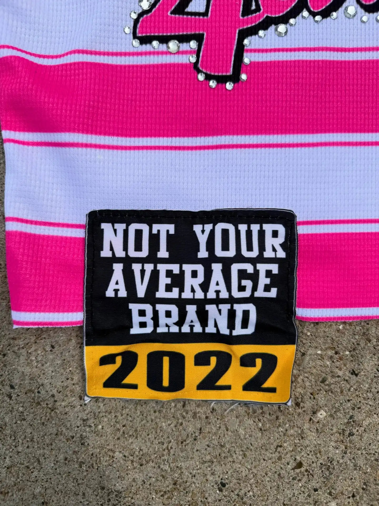 Y2K Klein Stone y Long Sleeve Street Retro Stripe Polo Shirt Women Fashion Harajuku Letter Splicing Motion Tshirt 250905