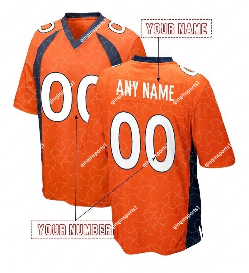 10 Bo Nix 2 Patrick Surtain ll 7 John Elway 23 Barron Personalized Customized Football Jerseys Custom Any Number Name For Men Women Youth 14 Courtland