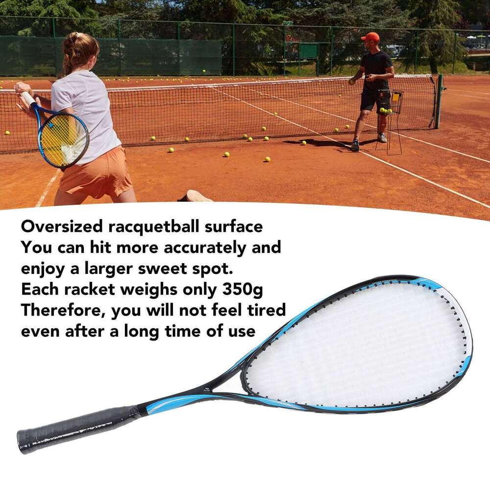 Sports Racket Lightweight Large Face Shock Proof For Adult Squash Racquet Pack