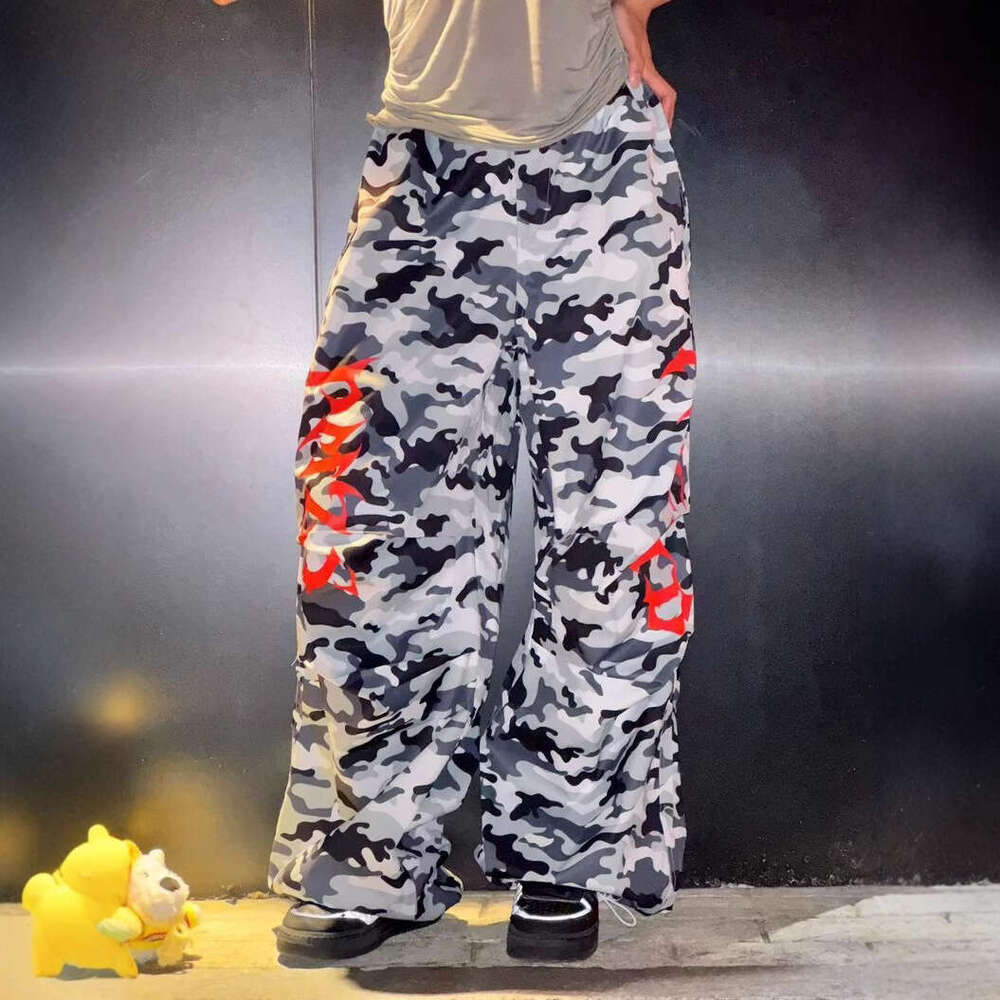 High Harajuku Camouflage Unisex Street Loose Women Jazz Dance Hip Hop Jogger Casual Long Pants