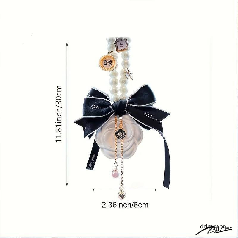 Beautiful Premium Internet Celebrity Fragrant Stone Mountain Camellia Aromatherapy Pendant Car Accessories Ddmydec