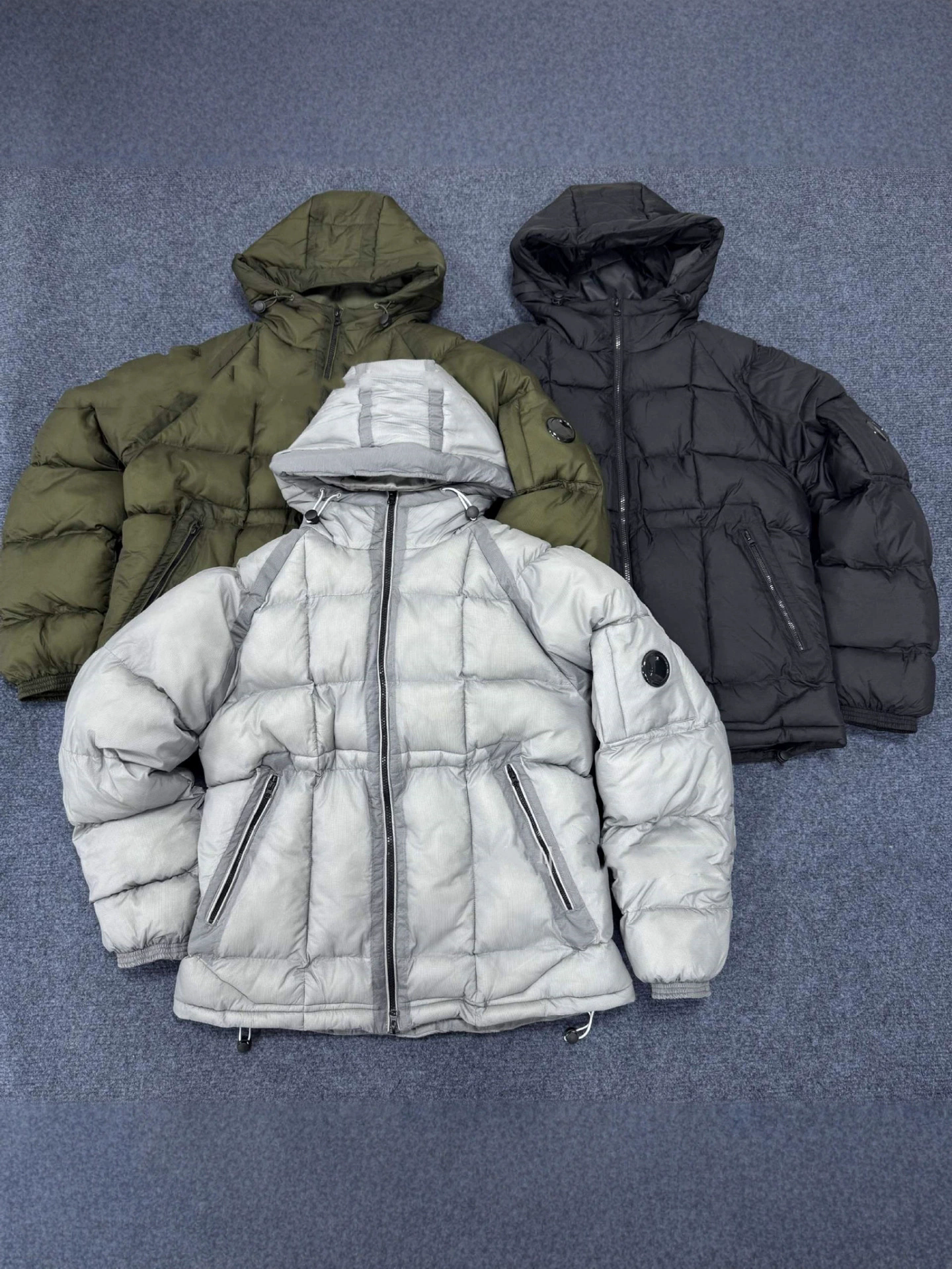 2025 Men's Jackets Retro Workwear Top Fashion Down Jackets Thickened Winter Hooded Coats Warm Casual Men Streetwear