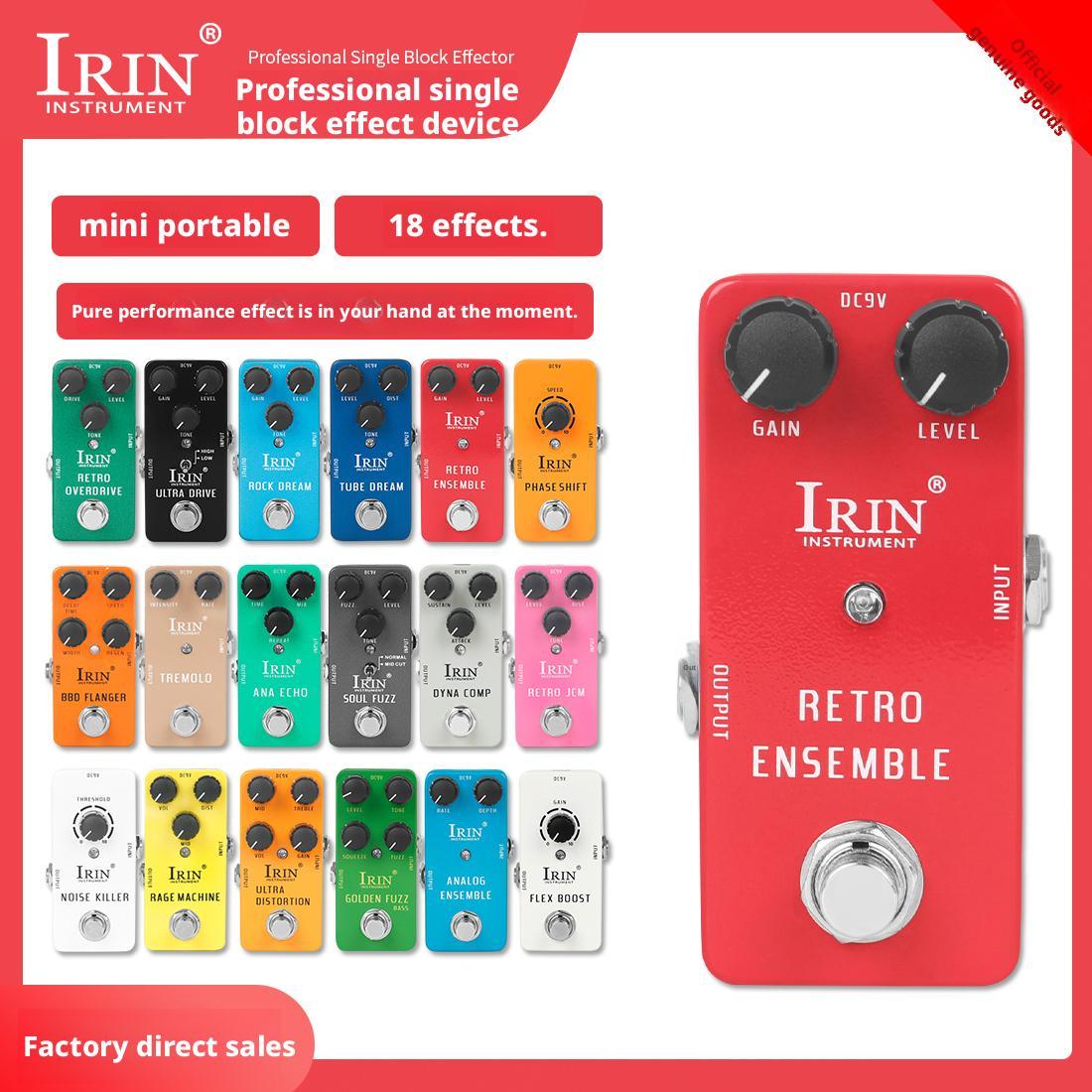 IRIN Wholesale Factory Anger Machine Soul Blur ANA Echo Electric Guitar Bass Multi Tone Guitar Effect Pedal