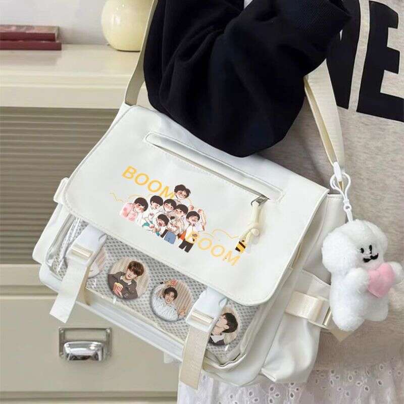 Times Youth League Crossbody Boys Girls, Large Capacity Tutoring for Primary and Secondary School Students, High-Value Lightweight Versatile Pain Bag