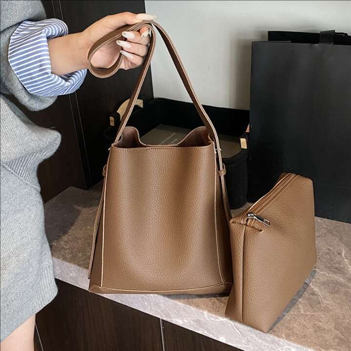 Women's Versatile Mother-Daughter Autumn Winter New Style Commuting Large Capacity Single Shoulder Crossbody Bag