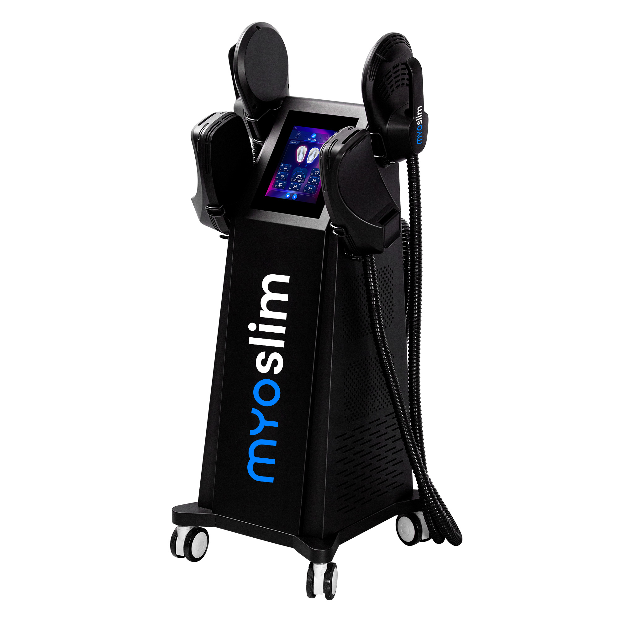 Professional RF MYOSLIM Body Sculpting Machine - 6500W 15Tes Fat Burning & Muscle Stimulator for Slimming with 5 Handle Technology