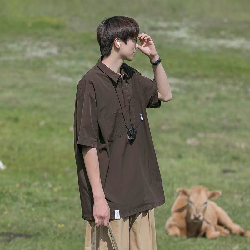 M45165 Spring and autumn heavyweight jacket sweatshirt double zipper hooded cardigan men's sweatshirt