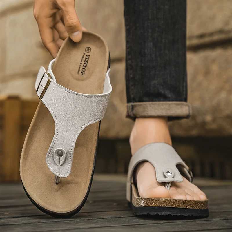 Mens and Womens 2025 Summer Couple FlipFlops NonSlip Outdoor Fishing Casual Sandals Mens and Womens Shoes W250905