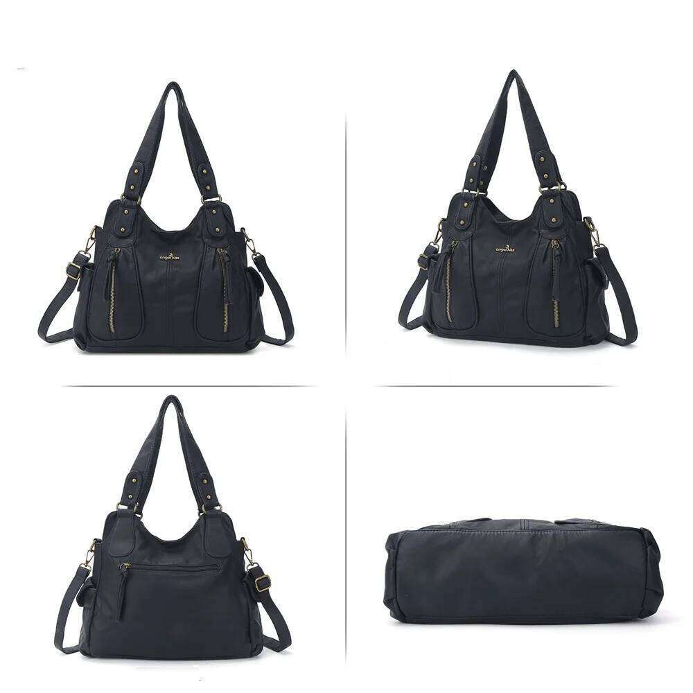 Angel Kiss Women Handbags Denim Blue Shoulder Bags Female Satchel Large Fashion Crossbody Bag Bolsa Feminina