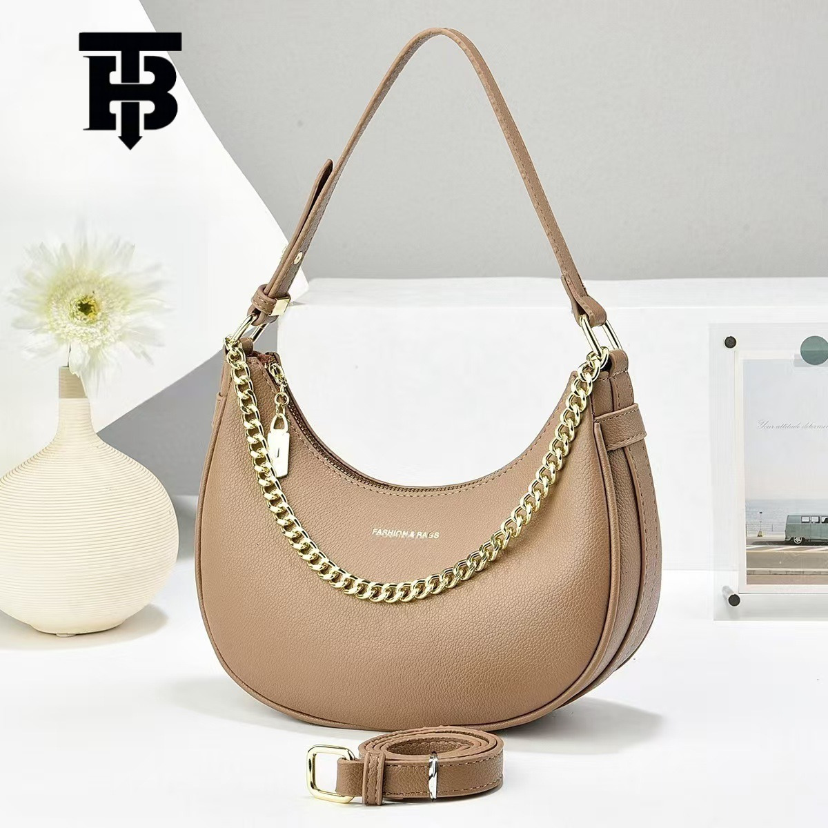 TB BHULAMTE Designer Bag Foreign Trade Manufacturer Direct Sale Elegant Simple Fashion Trendy Niche Dumpling Bag Large Capacity Trendy Luxury Bag Wome