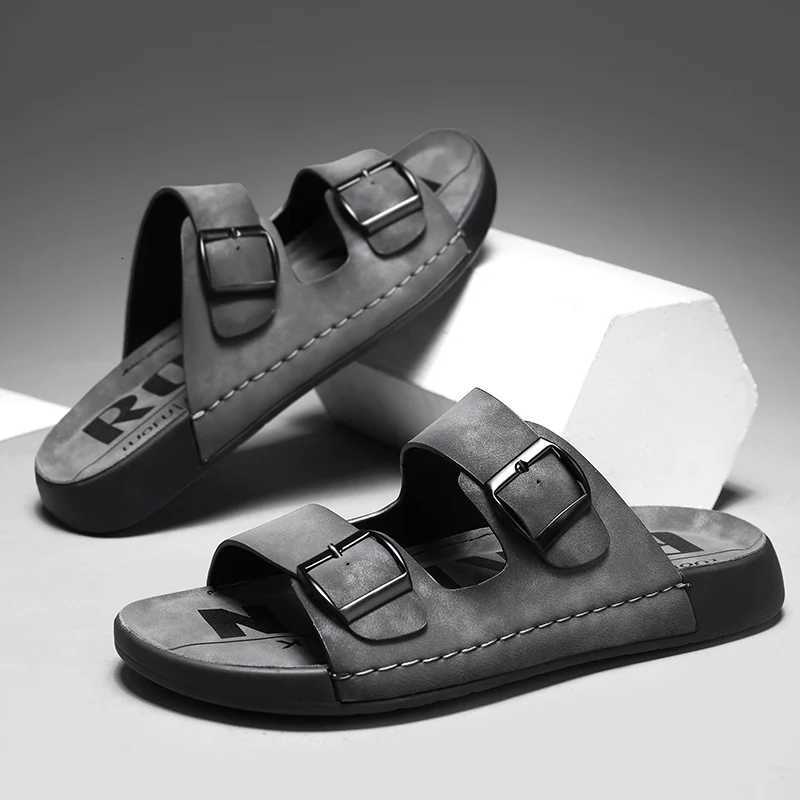 Mens highquality sports casual slippers summer breathable softsole nonslip outdoor beach shoes fashion youth walking sandals W250905