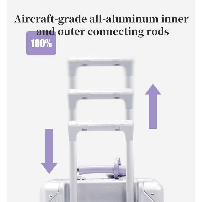 14inch small lightweight carryon suiTCase for women mini trolley case no checkin required Z250905