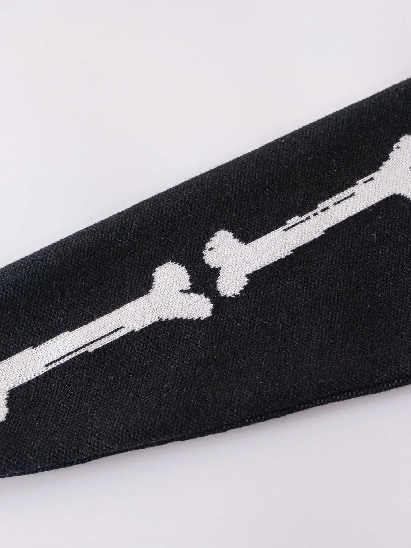 Halloween skull skeleton sweater knitted pullover suitable for fESTivals in spring autumn and winter Z250905