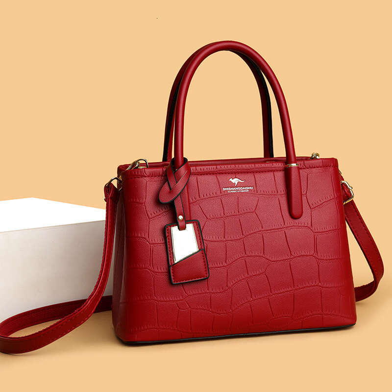 Hot Selling Kangaroo Handbag Crossbody Women's Crocodile Pattern New Shoulder Bag