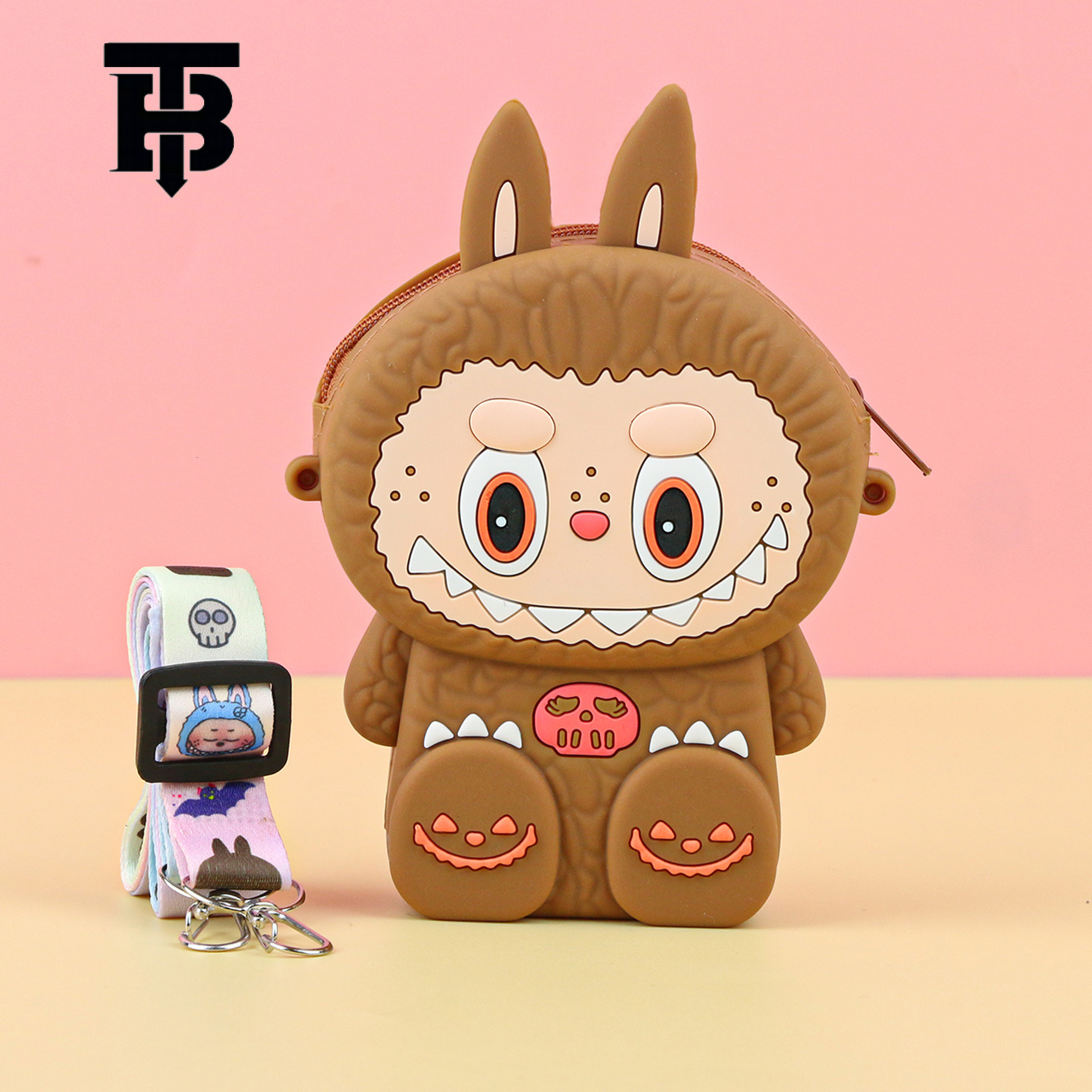 TB BHULAMTE Designer Bag In Stock New City Silicone Labubu Plush Crossbody Bag Luxury Bag Cute Labubu Colorful Crossbody Shoulder Bag