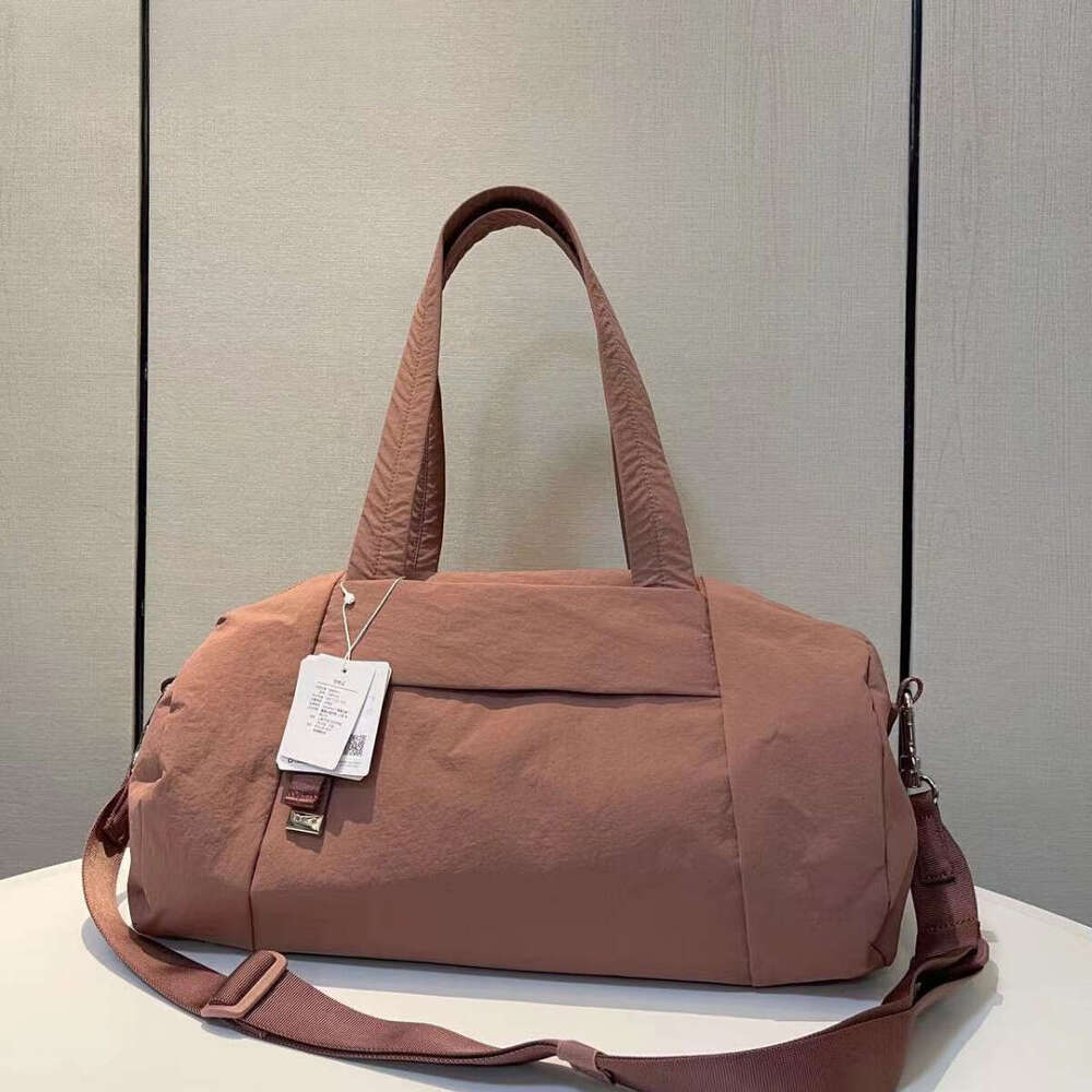 16L Sports Fitness Luggage Zipper Handbag Cylinder Large Capacity Shoulder Crossbody Travel Bag B5