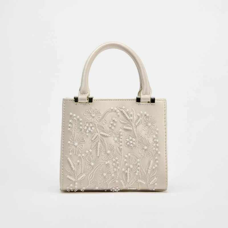 Pearl Mini Duffel HandBag Womens Crossbody Bag with Chains Fashionable Small Tote Bag Ladies Designer Bags Z250903