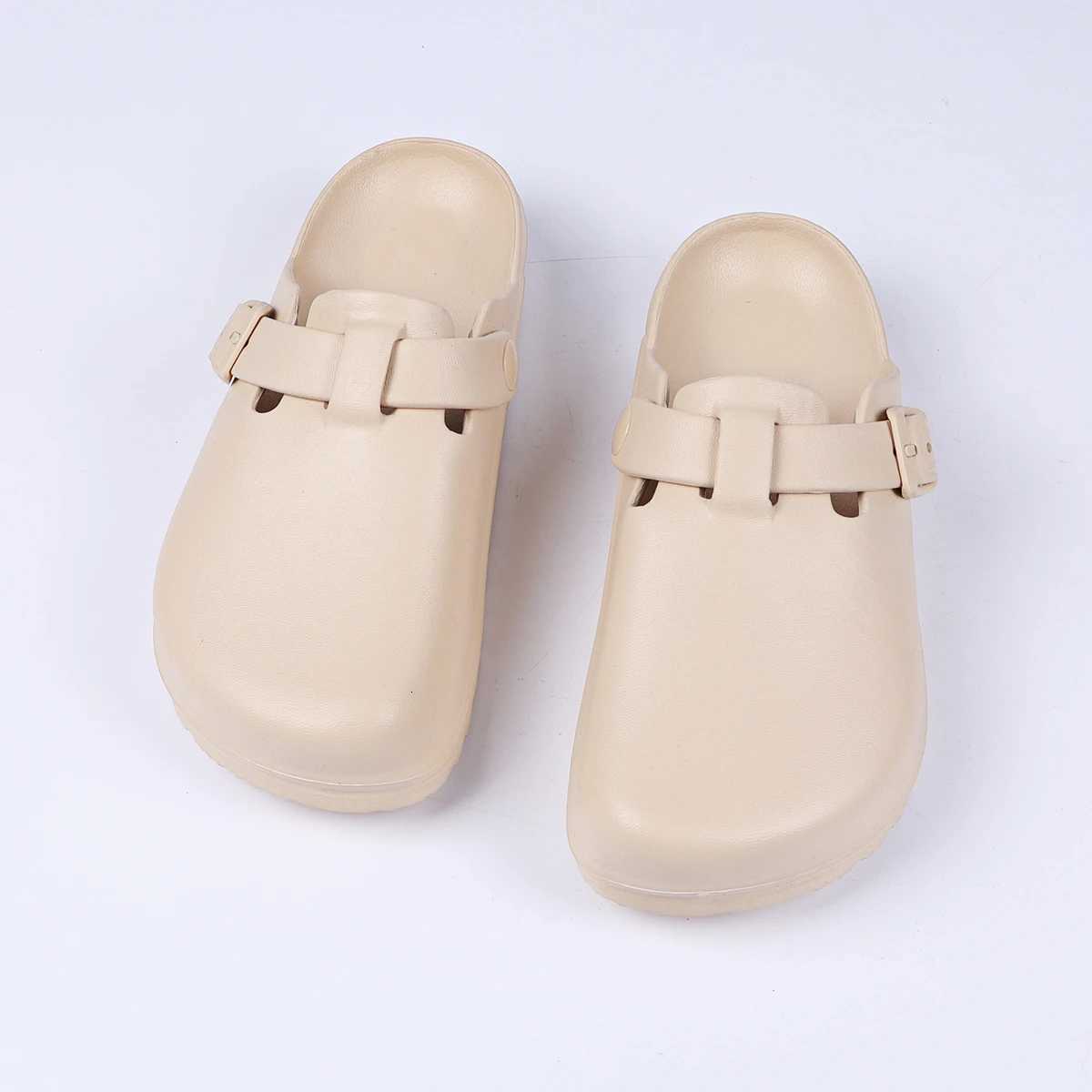 Womens Solid Color Clog Shoes Casual SlipOn Garden Beach Comfortable Fashion AntiSlip EVA Indoor Outdoor Walking Shoe W250905